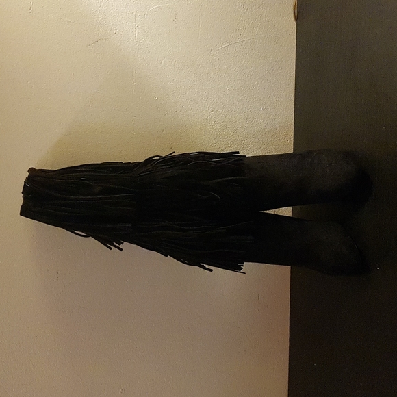 Charlotte Russe Fringe Boots - Picture 1 of 3